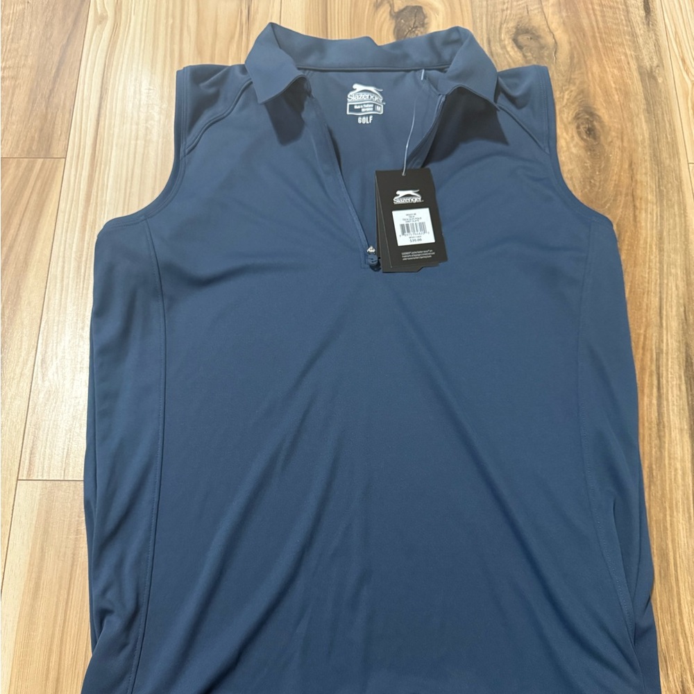 Slazenger Navy Golf Polo